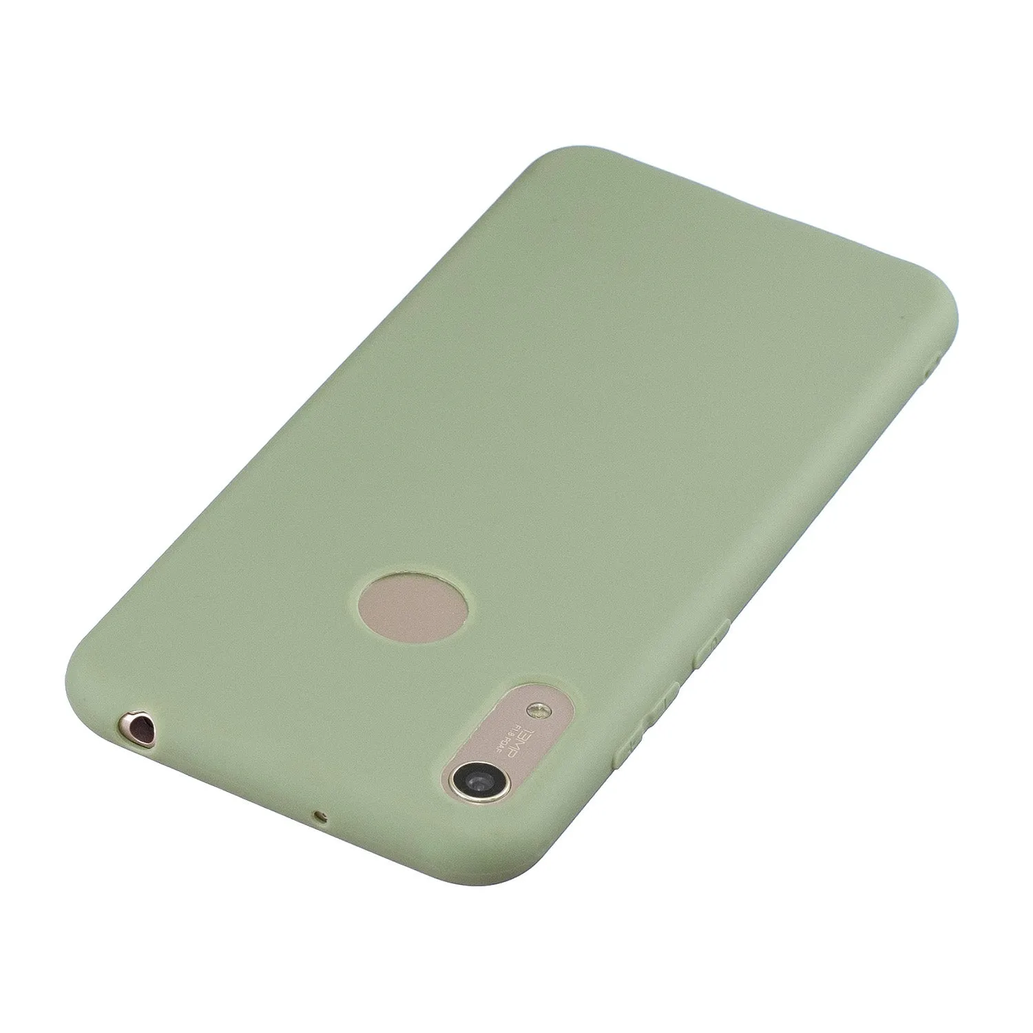 For HUAWEI Y6 2019 Lovely Candy Color Matte TPU Anti-scratch Non-slip Protective Cover Back Case 9
