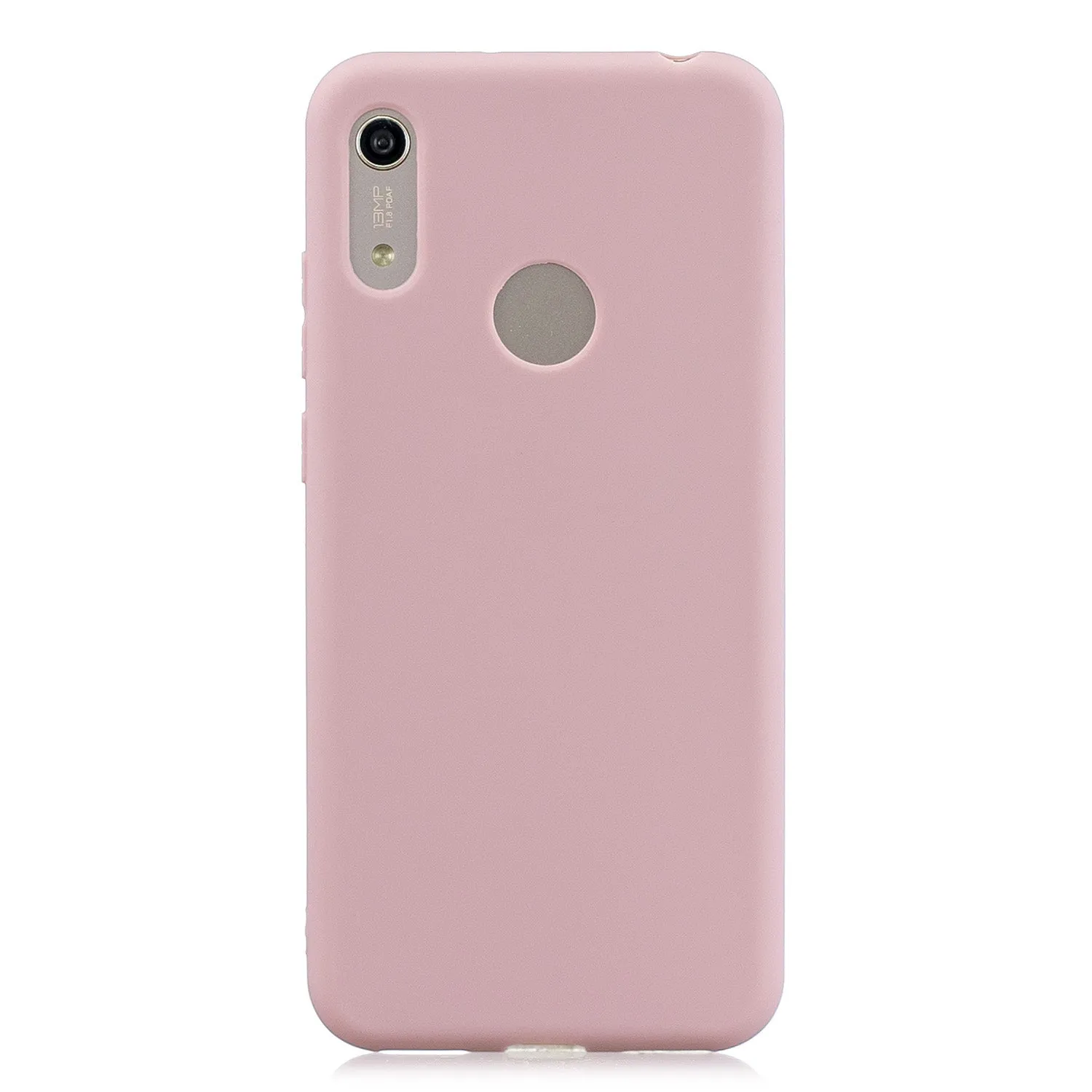 For HUAWEI Y6 2019 Lovely Candy Color Matte TPU Anti-scratch Non-slip Protective Cover Back Case 9