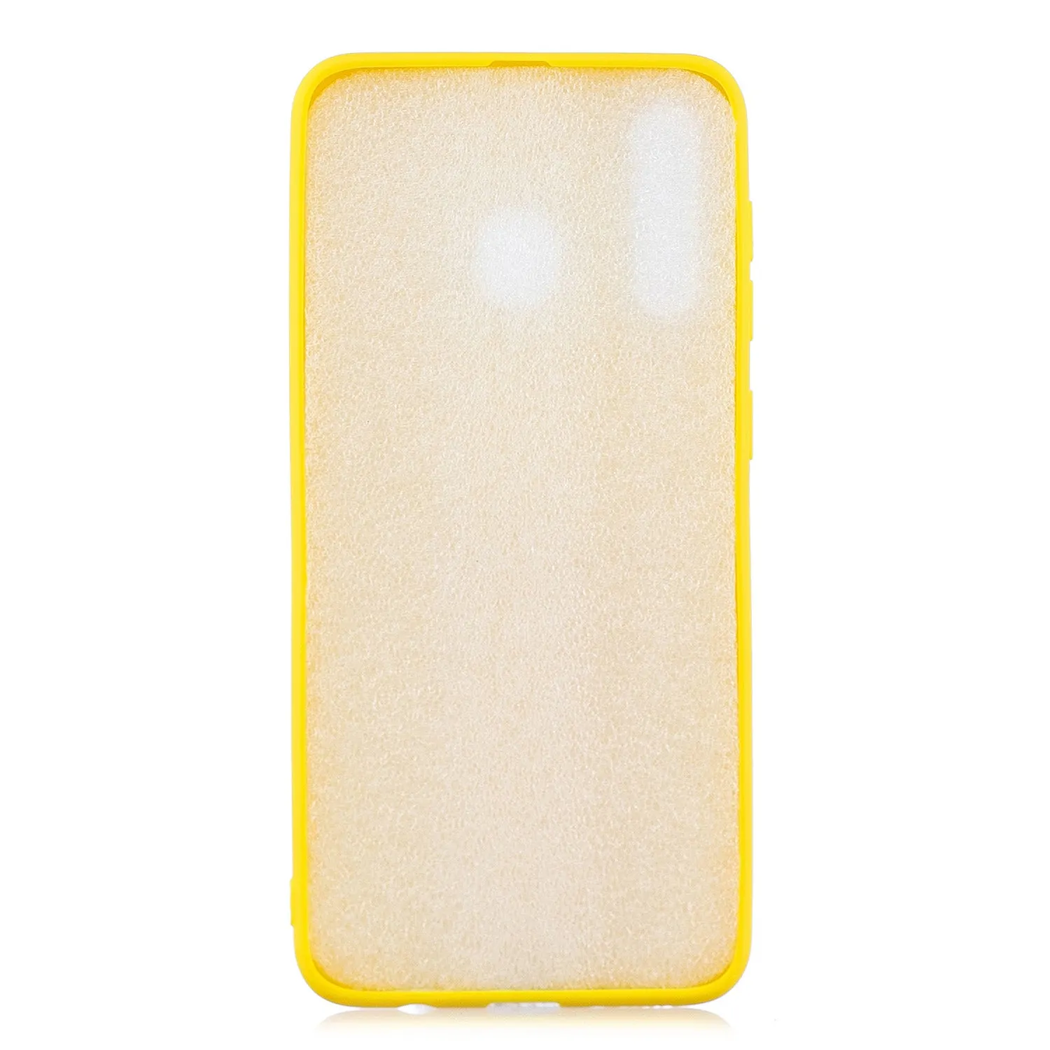 For HUAWEI Y9 2019 Lovely Candy Color Matte TPU Anti-scratch Non-slip Protective Cover Back Case Light pink