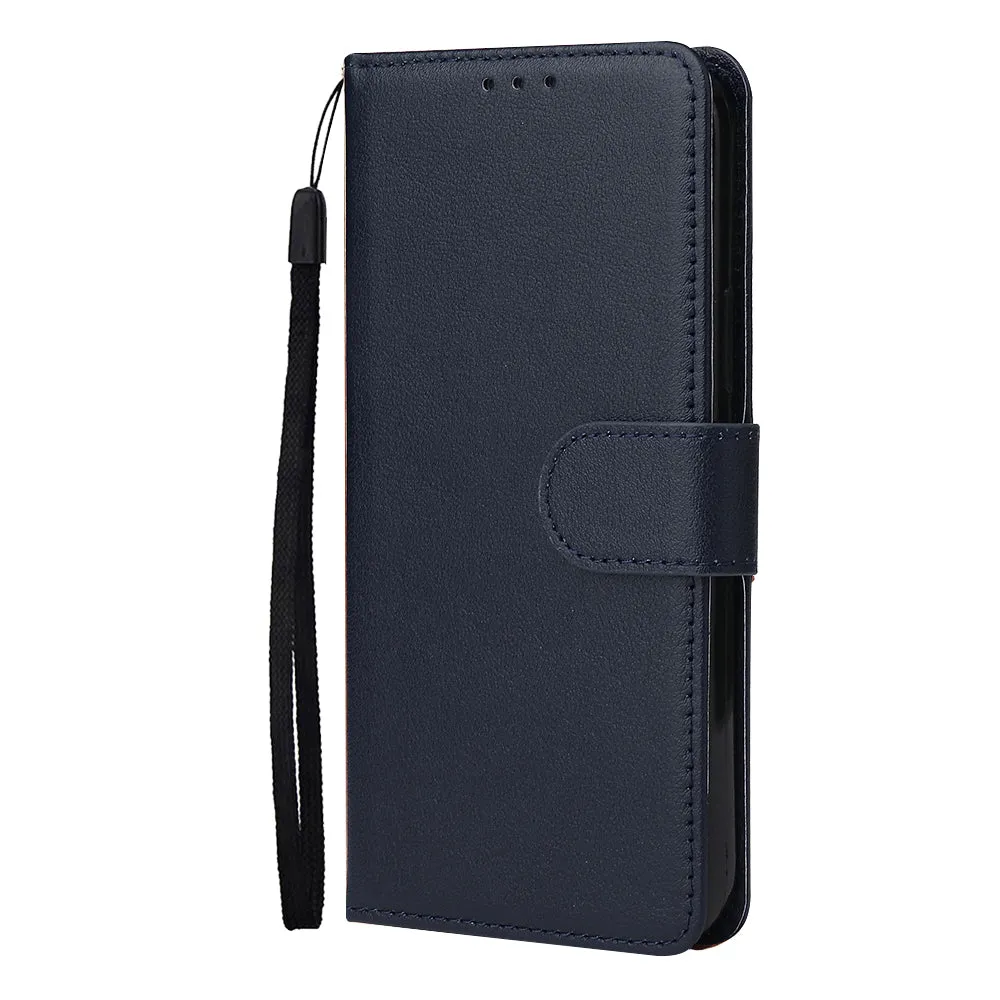 For Iphone 12 5.4 inch/6.1 inch/ 6.7 inch PU Leather Three-card Photo Frame Front Buckle Mobile Phone shell Golden