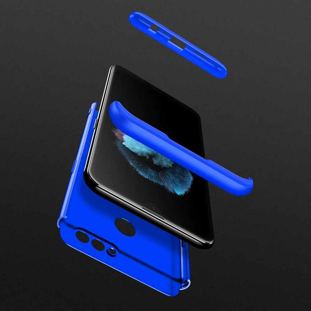 For OPPO A12 Mobile Phone Cover 360 Degree Full Protection Phone Case blue