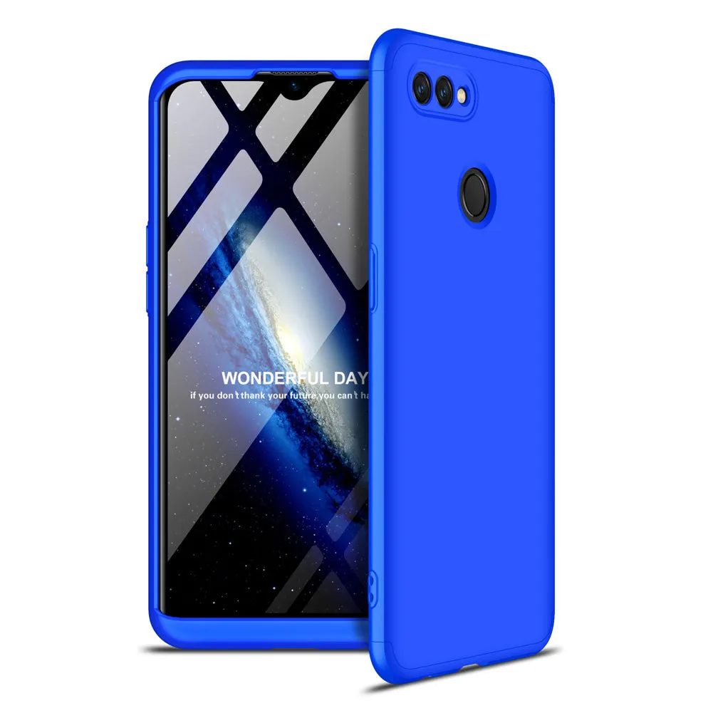 For OPPO A12 Mobile Phone Cover 360 Degree Full Protection Phone Case blue