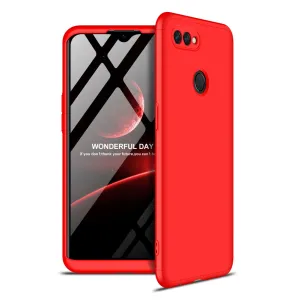 For OPPO A12 Mobile Phone Cover 360 Degree Full Protection Phone Case red