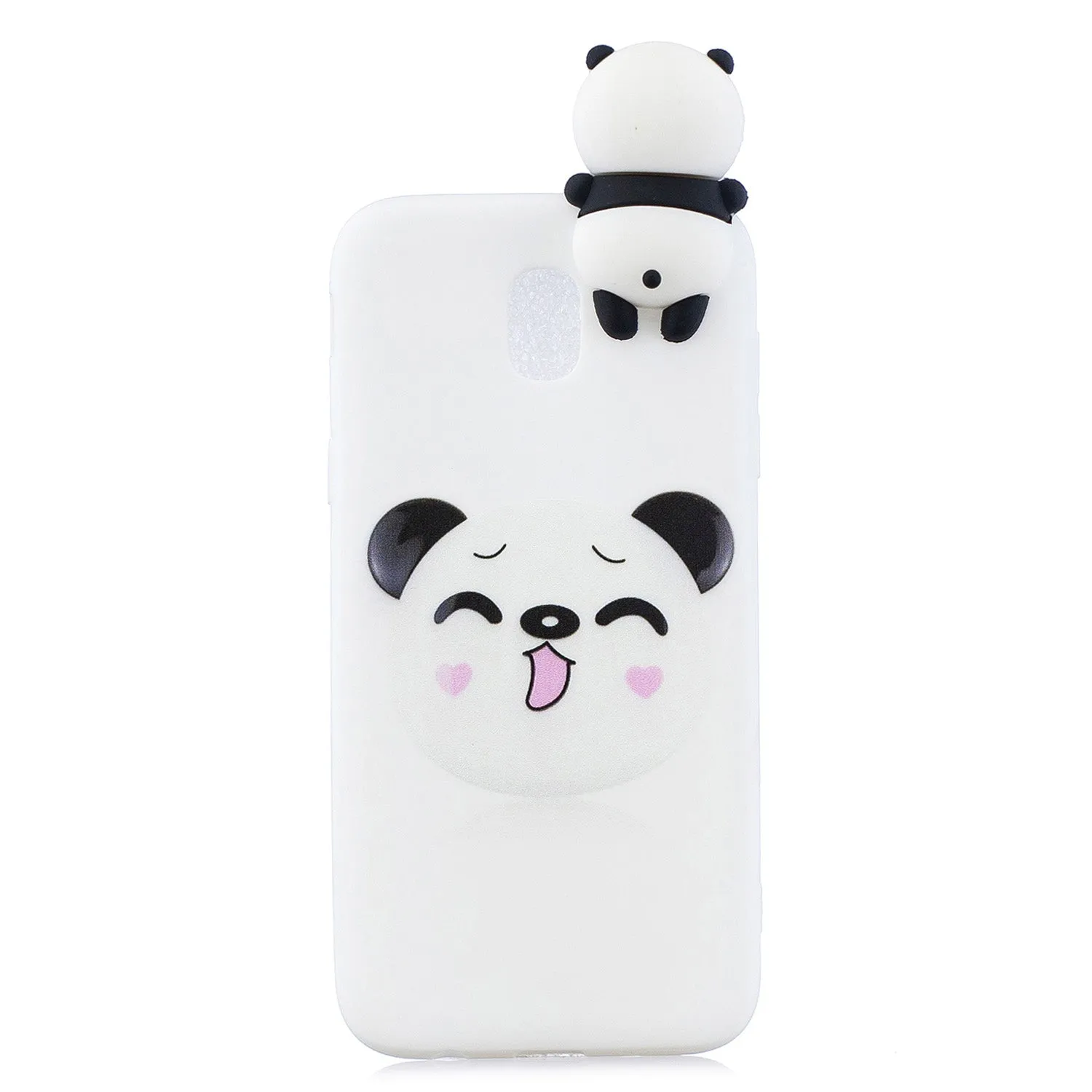 For Redmi 8A 3D Cartoon Painting Back Cover Soft TPU Mobile Phone Case Shell Big white bear