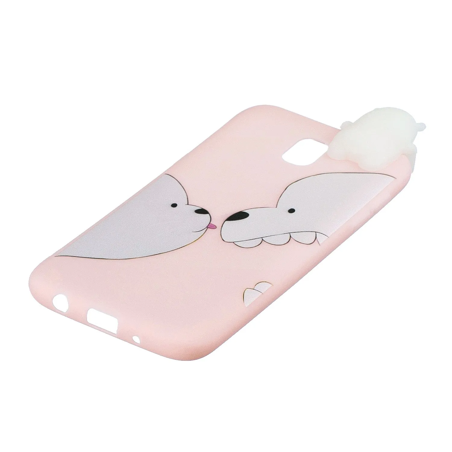 For Redmi 8A 3D Cartoon Painting Back Cover Soft TPU Mobile Phone Case Shell Big white bear