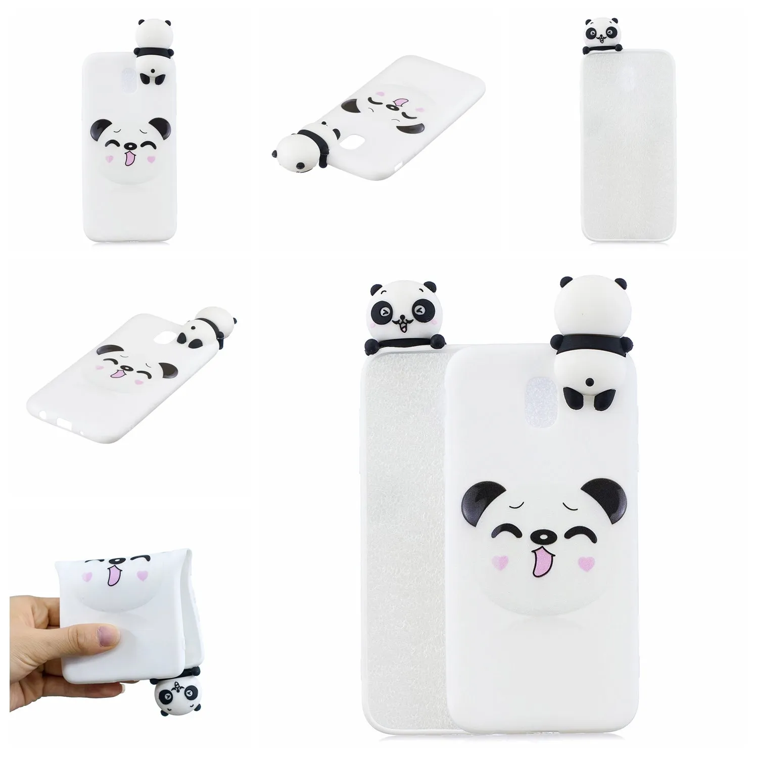 For Redmi 8A 3D Cartoon Painting Back Cover Soft TPU Mobile Phone Case Shell Big white bear
