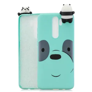 For Redmi NOTE 8 NOTE 8 pro 3D Color Painting Pattern Drop Protection Soft TPU Back Cover Mobile Phone Case Light blue
