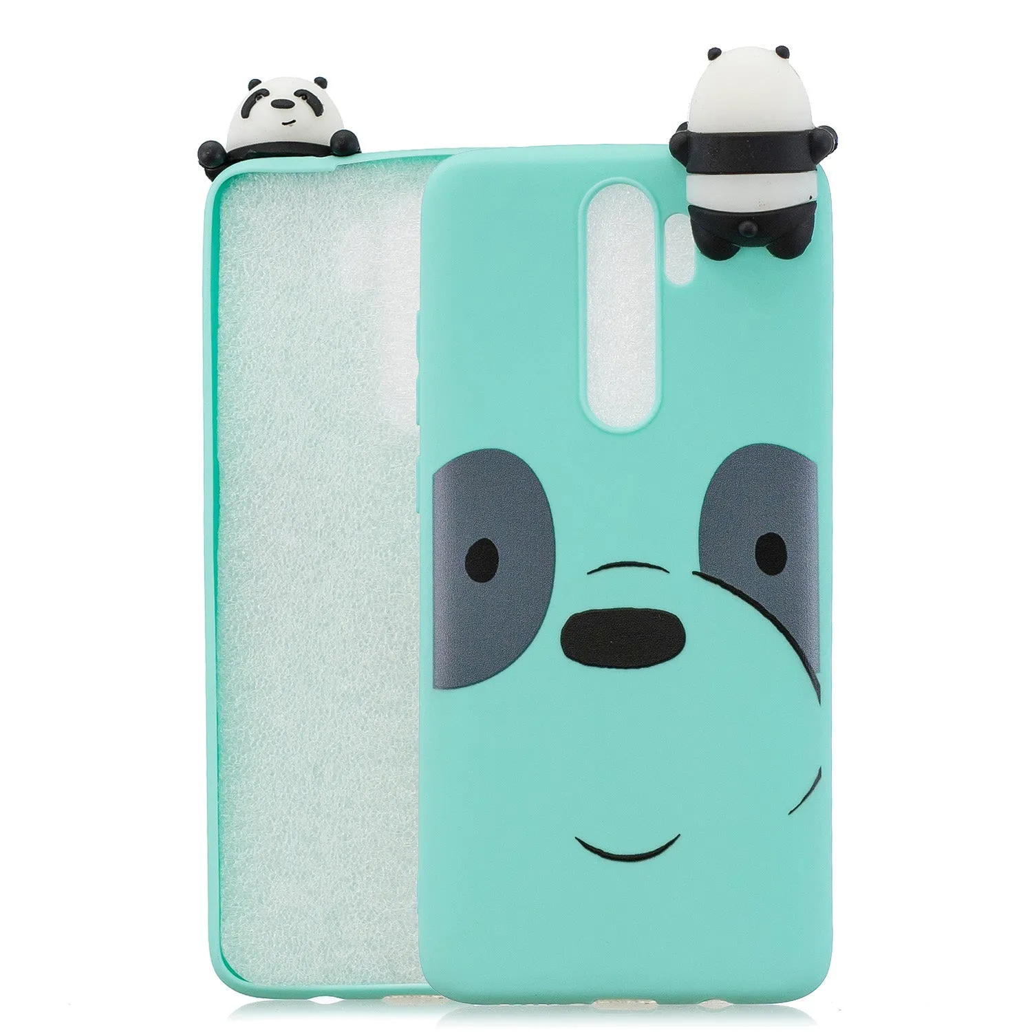 For Redmi NOTE 8 NOTE 8 pro 3D Color Painting Pattern Drop Protection Soft TPU Back Cover Mobile Phone Case Light blue