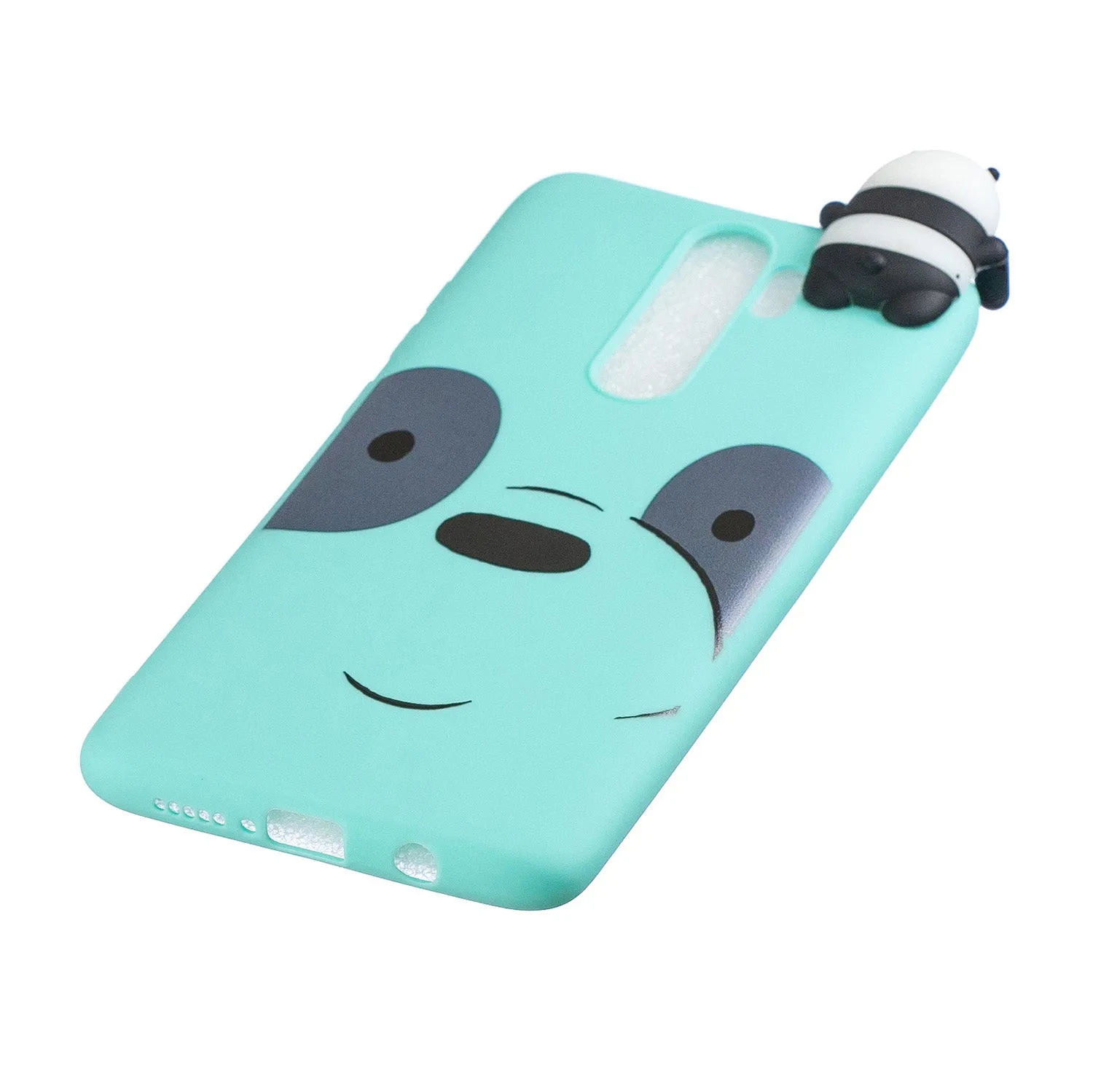 For Redmi NOTE 8 NOTE 8 pro 3D Color Painting Pattern Drop Protection Soft TPU Back Cover Mobile Phone Case Light blue