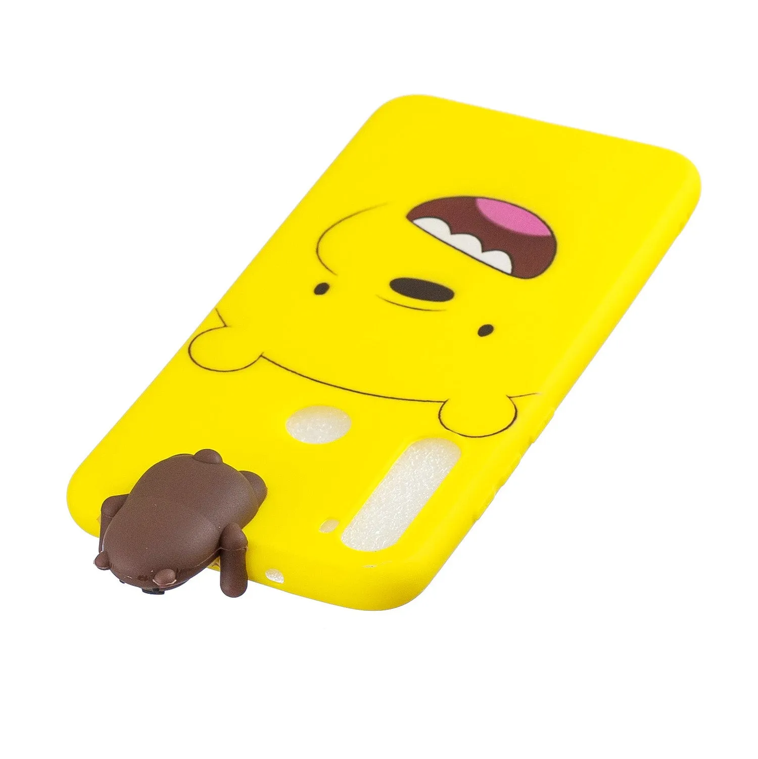 For Redmi NOTE 8 NOTE 8 pro 3D Color Painting Pattern Drop Protection Soft TPU Back Cover Mobile Phone Case yellow