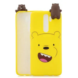 For Redmi NOTE 8 NOTE 8 pro 3D Color Painting Pattern Drop Protection Soft TPU Back Cover Mobile Phone Case yellow
