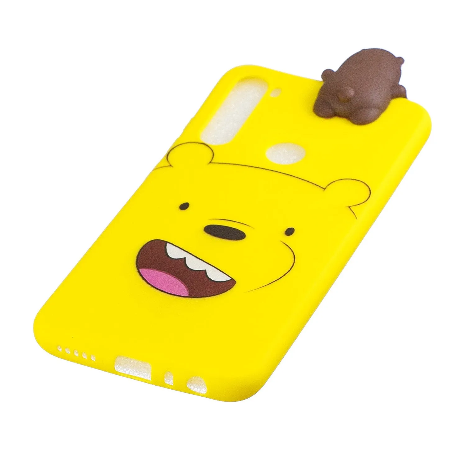 For Redmi NOTE 8 NOTE 8 pro 3D Color Painting Pattern Drop Protection Soft TPU Back Cover Mobile Phone Case yellow