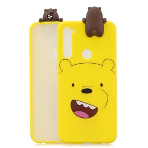 For Redmi NOTE 8 NOTE 8 pro 3D Color Painting Pattern Drop Protection Soft TPU Back Cover Mobile Phone Case yellow