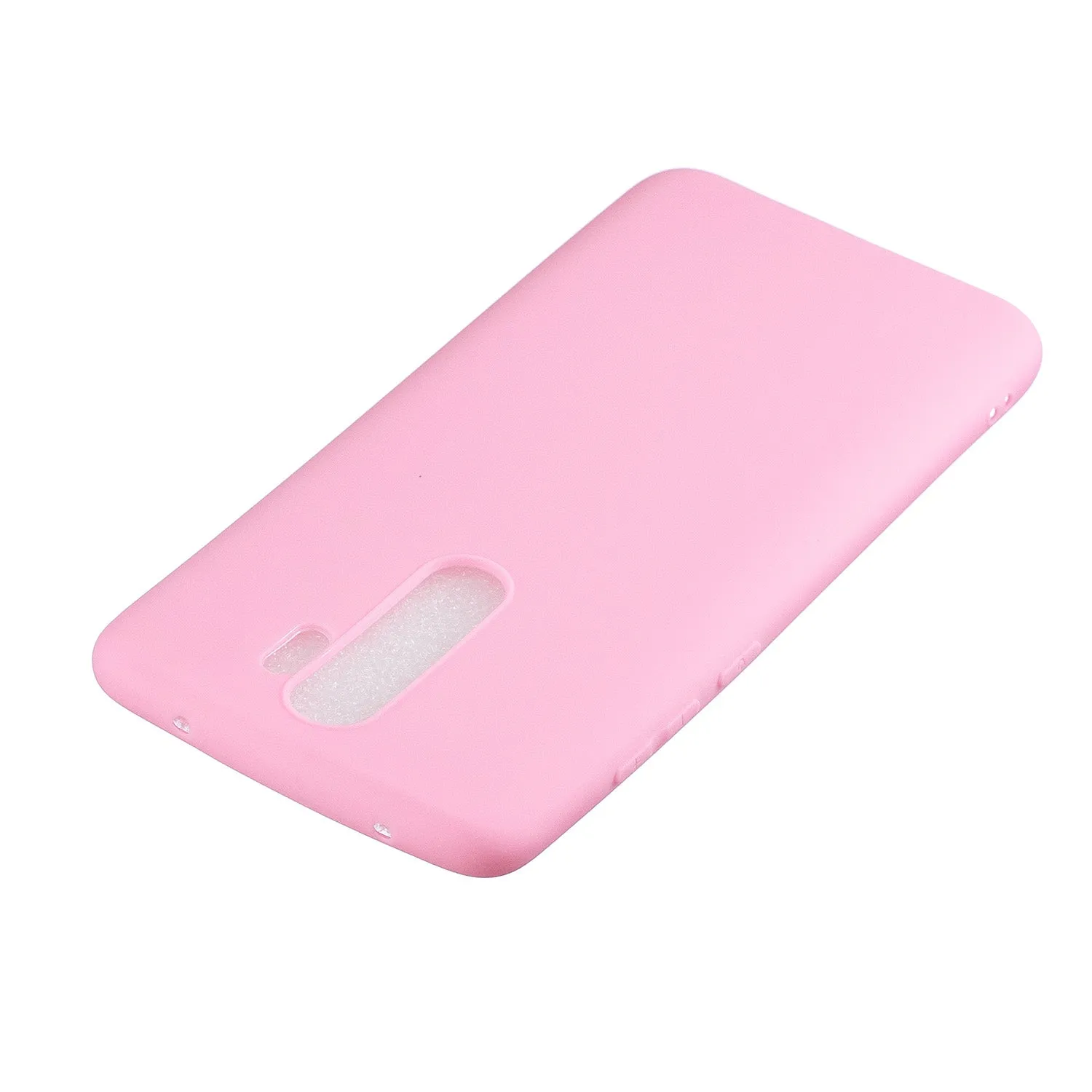 For Redmi NOTE 8 NOTE 8 Pro Soft Candy Color Frosted Surface Shockproof TPU Back Cover Mobile Phone Case dark pink
