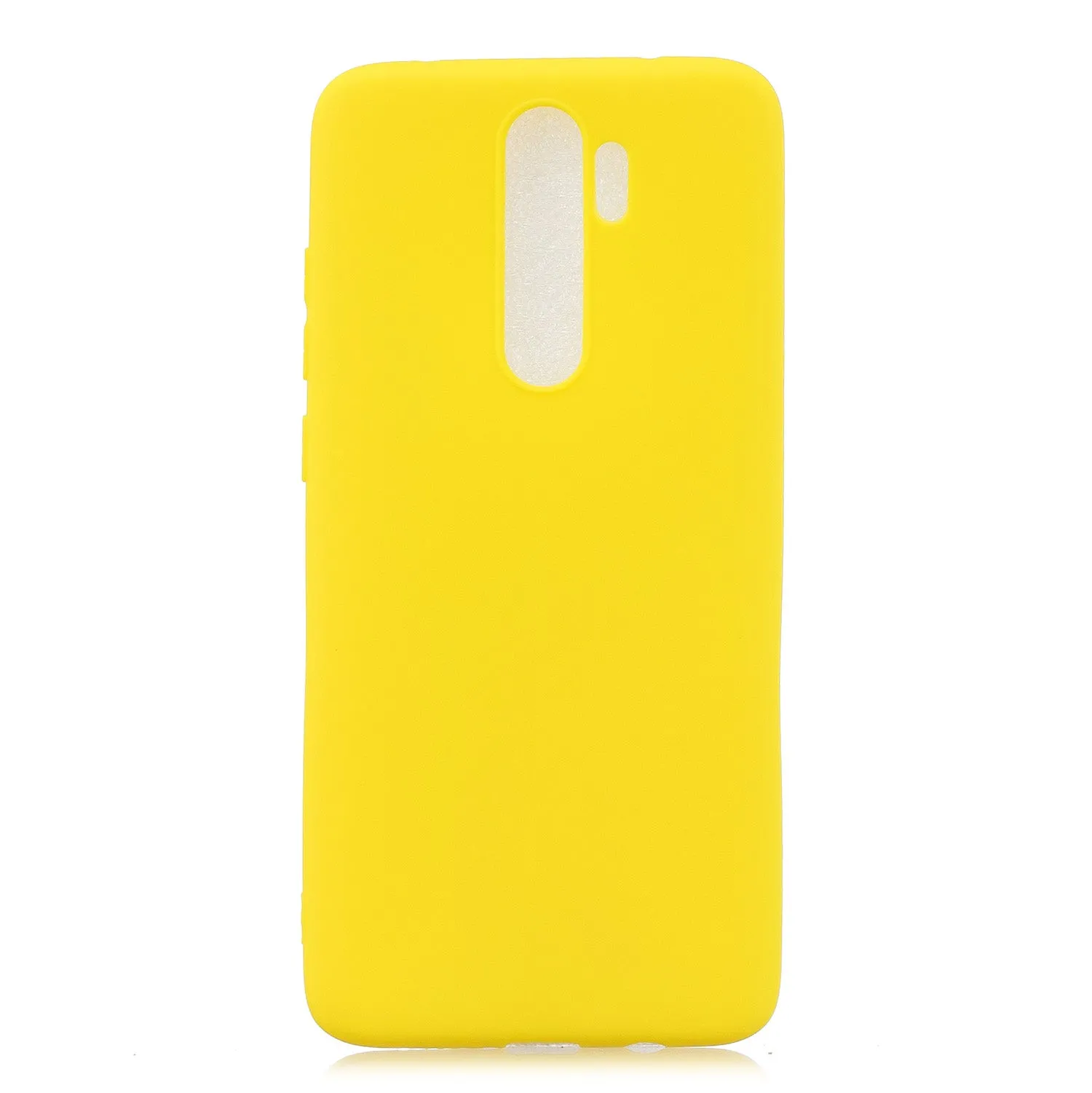 For Redmi NOTE 8 NOTE 8 Pro Soft Candy Color Frosted Surface Shockproof TPU Back Cover Mobile Phone Case yellow
