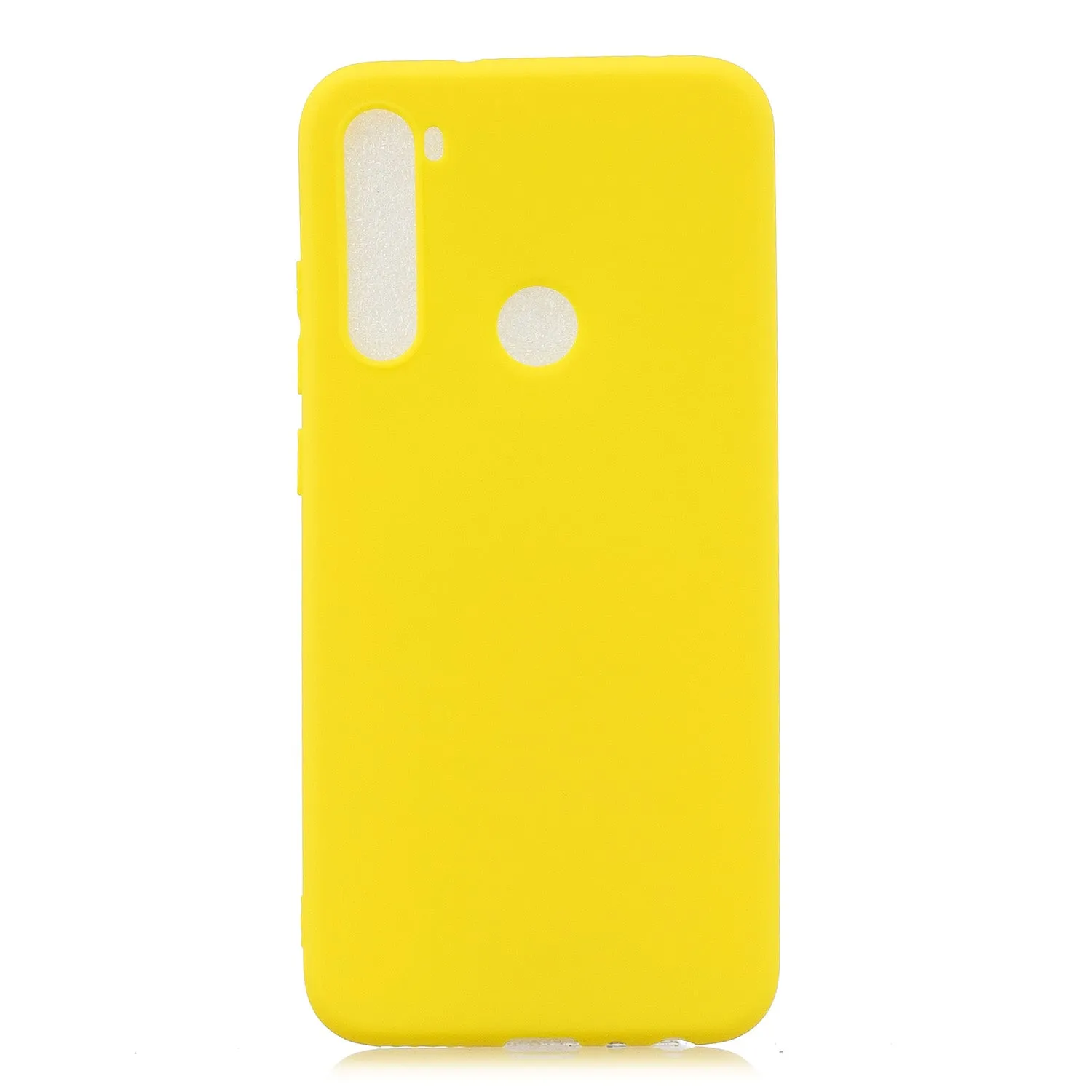 For Redmi NOTE 8 NOTE 8 Pro Soft Candy Color Frosted Surface Shockproof TPU Back Cover Mobile Phone Case yellow