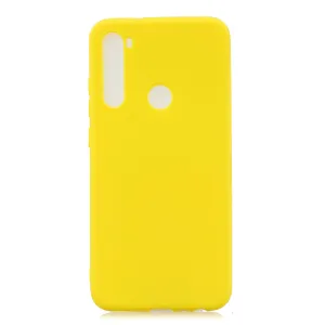 For Redmi NOTE 8 NOTE 8 Pro Soft Candy Color Frosted Surface Shockproof TPU Back Cover Mobile Phone Case yellow