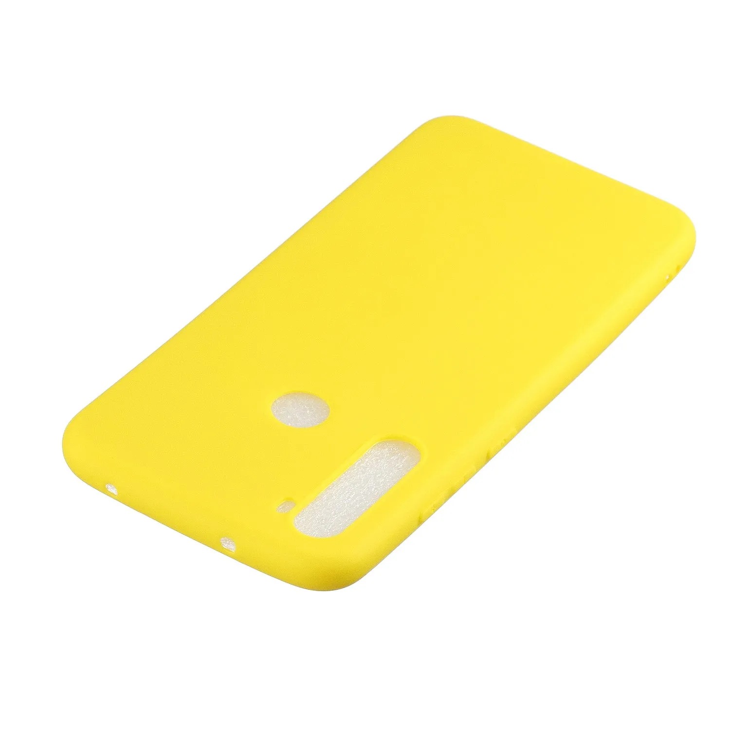 For Redmi NOTE 8 NOTE 8 Pro Soft Candy Color Frosted Surface Shockproof TPU Back Cover Mobile Phone Case yellow