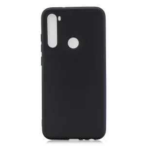 For Samsung A01/ A11/A21/A41/A51/A71/A81/A91 Mobile Phone Case Lovely Candy Color Matte TPU Anti-scratch Non-slip Protective Cover Back Case 1 black
