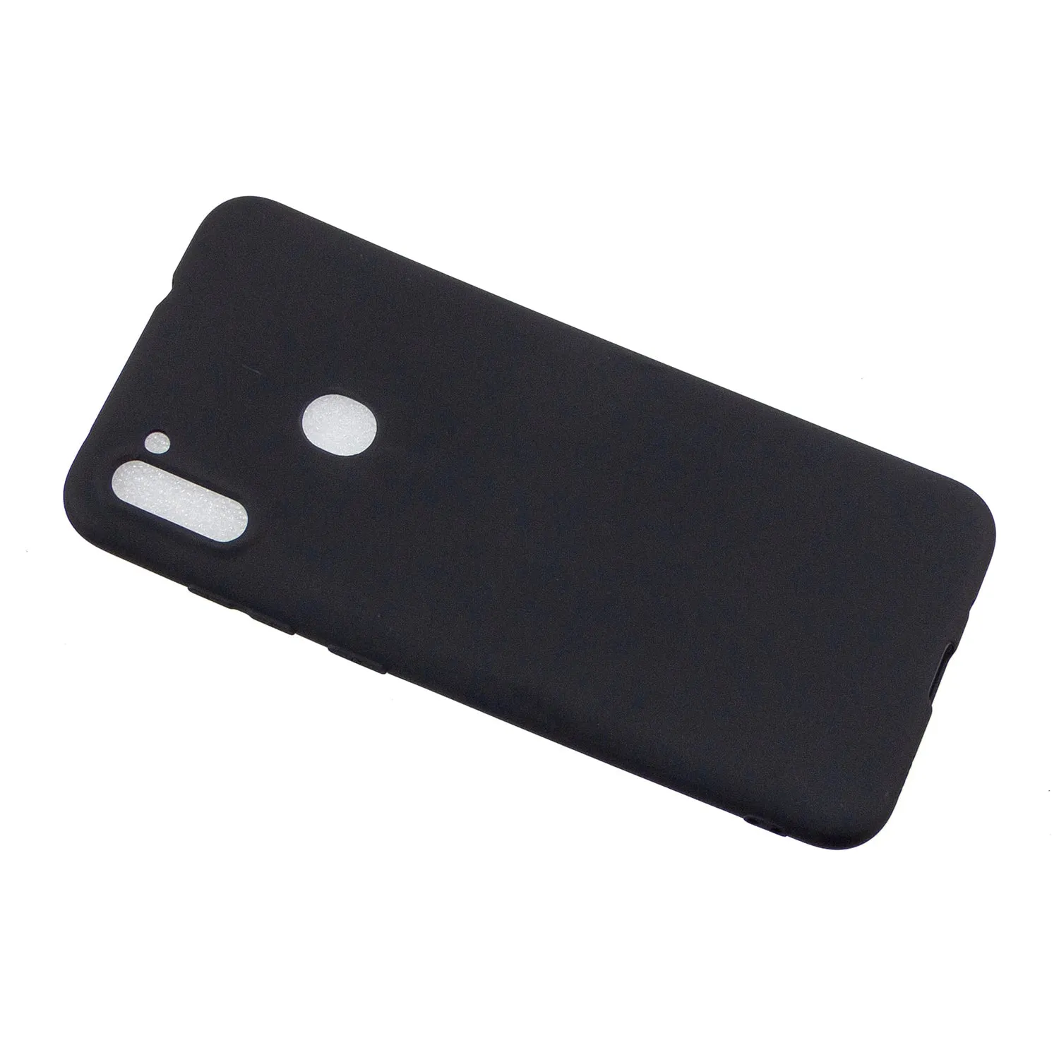 For Samsung A01/ A11/A21/A41/A51/A71/A81/A91 Mobile Phone Case Lovely Candy Color Matte TPU Anti-scratch Non-slip Protective Cover Back Case 1 black