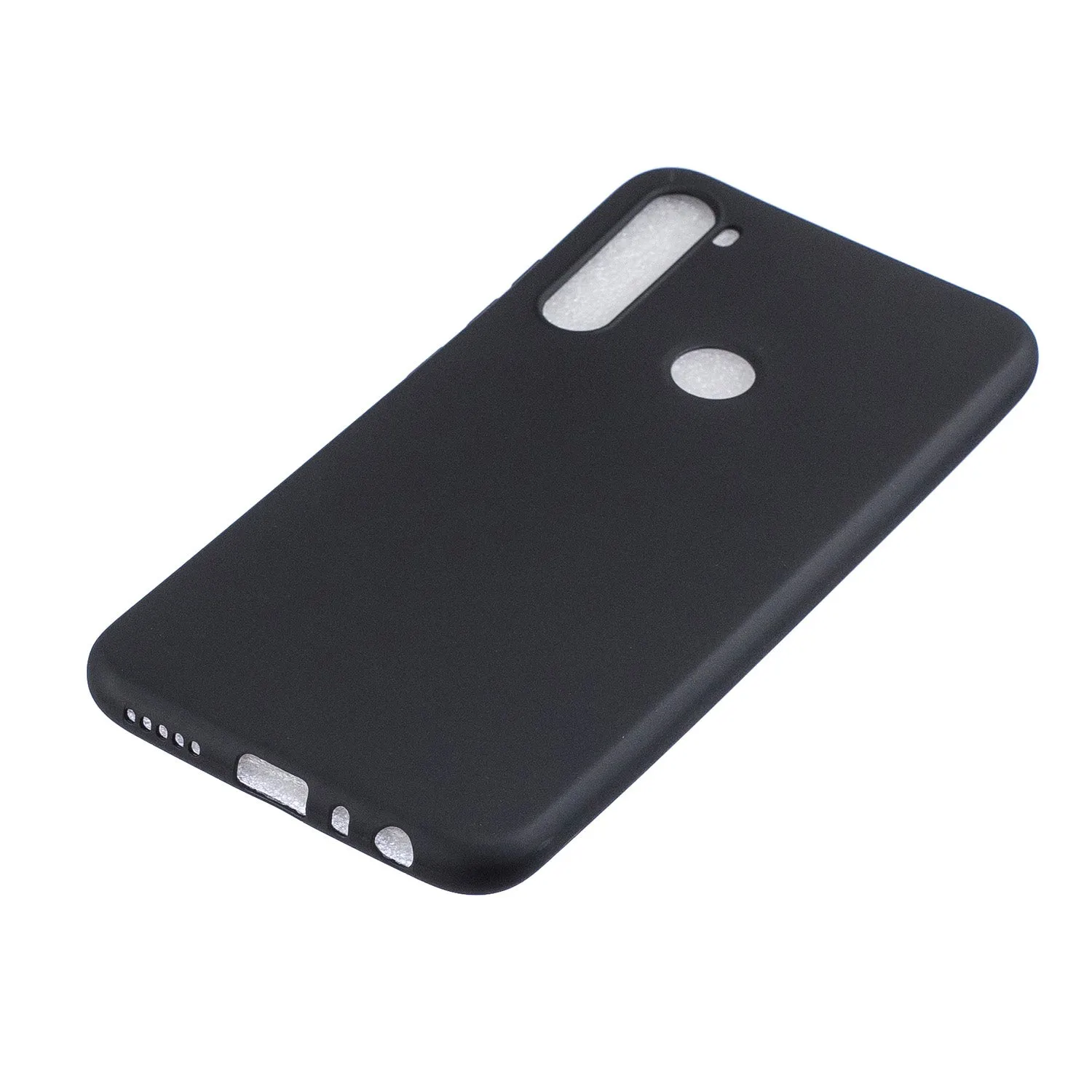For Samsung A01/ A11/A21/A41/A51/A71/A81/A91 Mobile Phone Case Lovely Candy Color Matte TPU Anti-scratch Non-slip Protective Cover Back Case 1 black