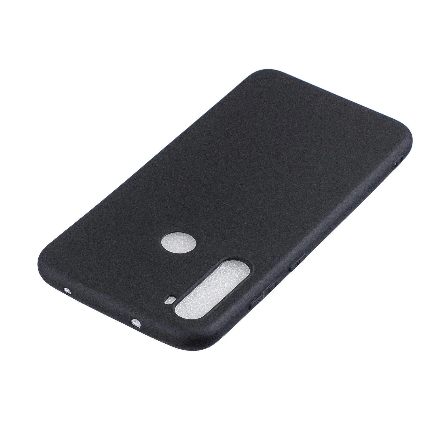 For Samsung A01/ A11/A21/A41/A51/A71/A81/A91 Mobile Phone Case Lovely Candy Color Matte TPU Anti-scratch Non-slip Protective Cover Back Case 1 black