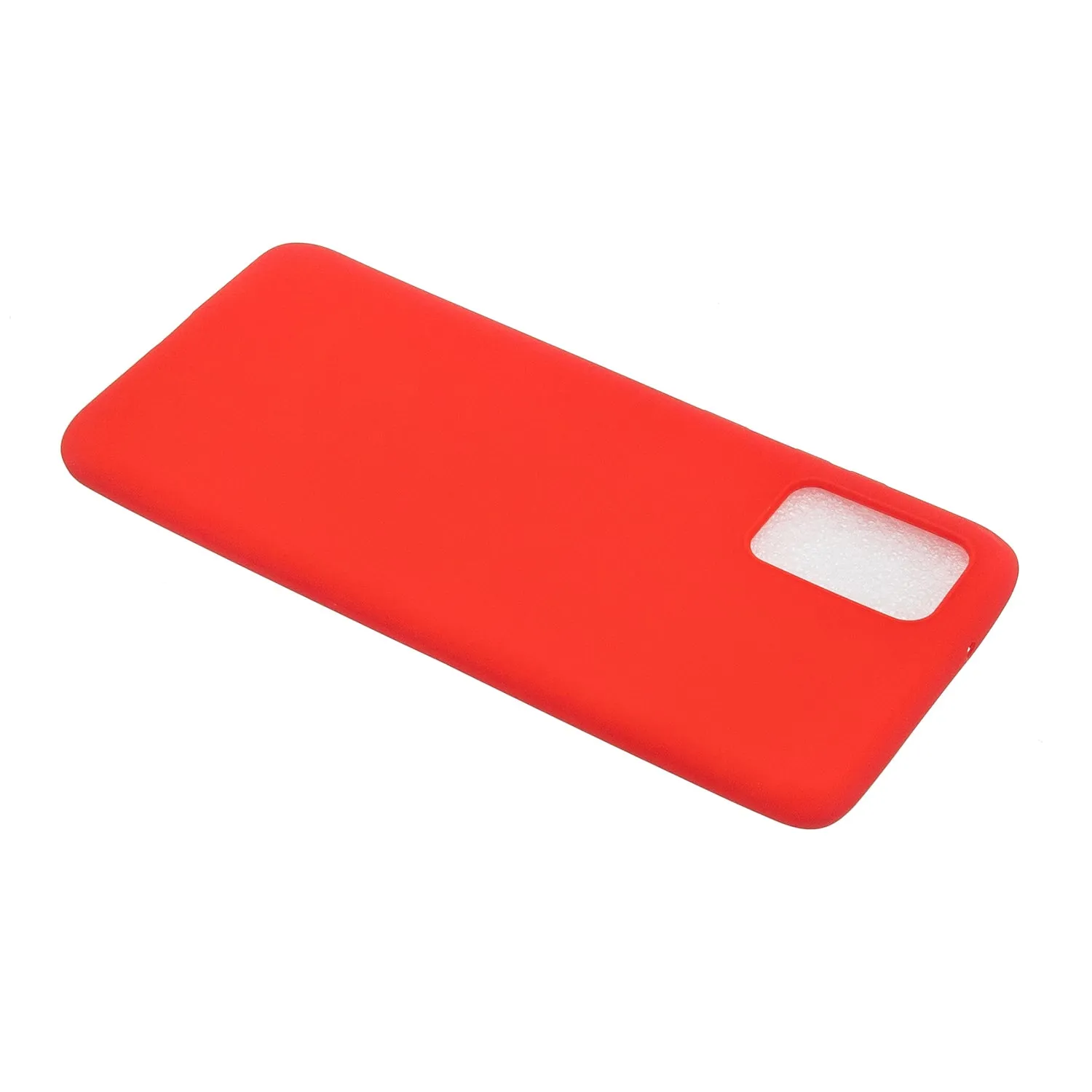 For Samsung A01/ A11/A21/A41/A51/A71/A81/A91 Mobile Phone Case Lovely Candy Color Matte TPU Anti-scratch Non-slip Protective Cover Back Case 4 red