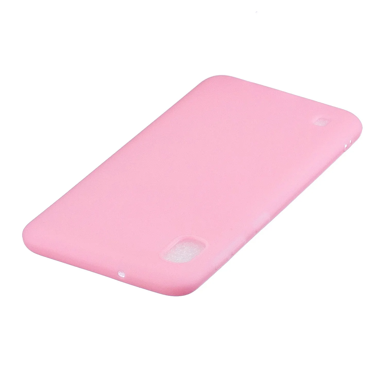 For Samsung A01/ A11/A21/A41/A51/A71/A81/A91 Mobile Phone Case Lovely Candy Color Matte TPU Anti-scratch Non-slip Protective Cover Back Case 5 dark pink