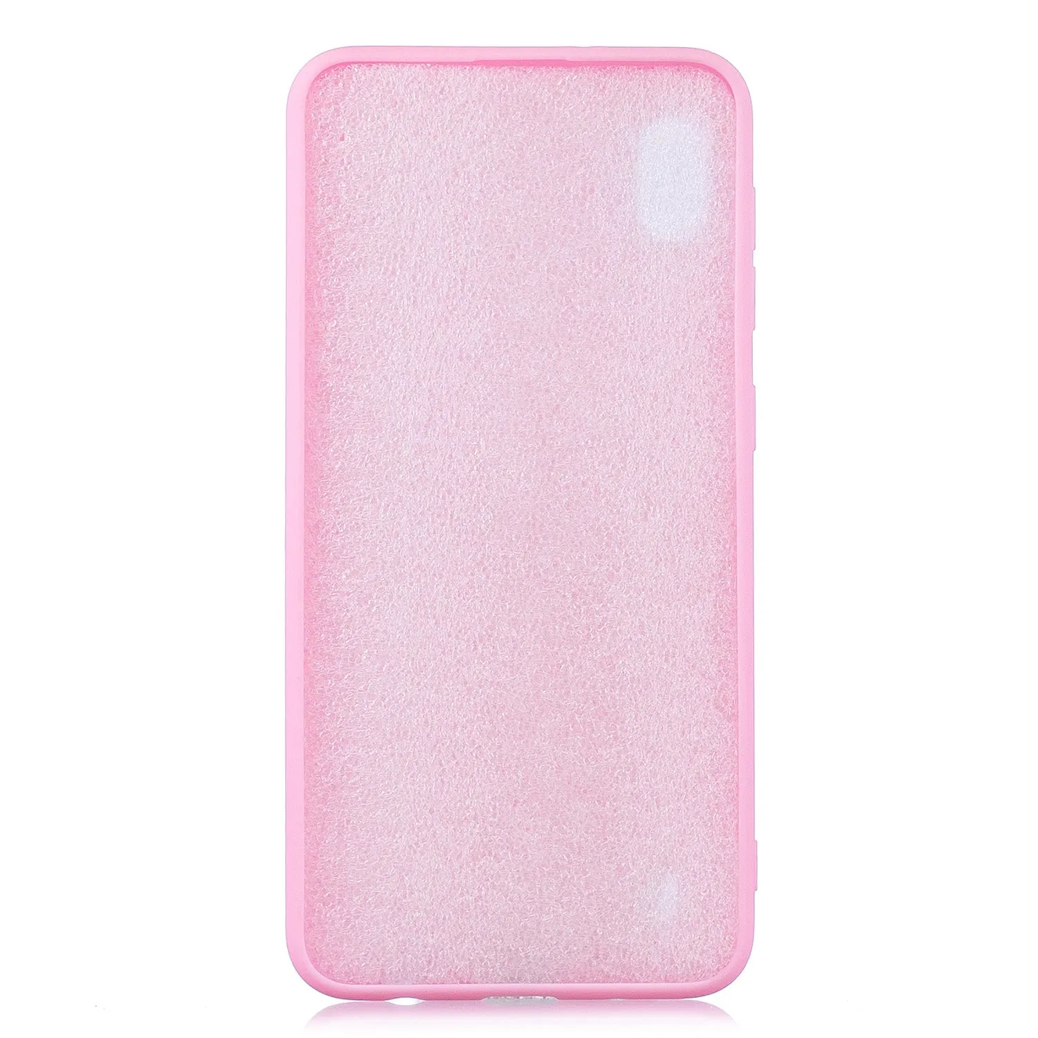For Samsung A01/ A11/A21/A41/A51/A71/A81/A91 Mobile Phone Case Lovely Candy Color Matte TPU Anti-scratch Non-slip Protective Cover Back Case 5 dark pink