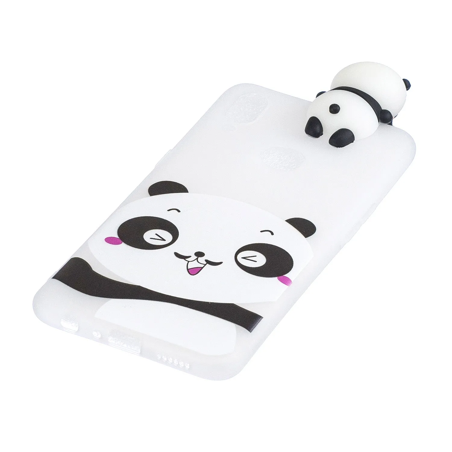 For Samsung A10S A20S Color Painting 3D Cartoon Animal Full Protective Soft TPU Mobile Phone Case Light blue