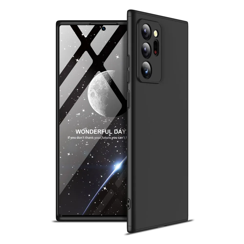 For Samsung Note 20/Note 20 Ultra/M31S Mobile Phone Cover 360 Degree Full Protection Phone Case black