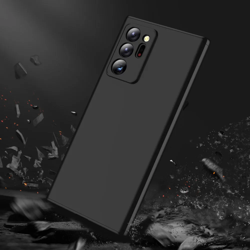 For Samsung Note 20/Note 20 Ultra/M31S Mobile Phone Cover 360 Degree Full Protection Phone Case black