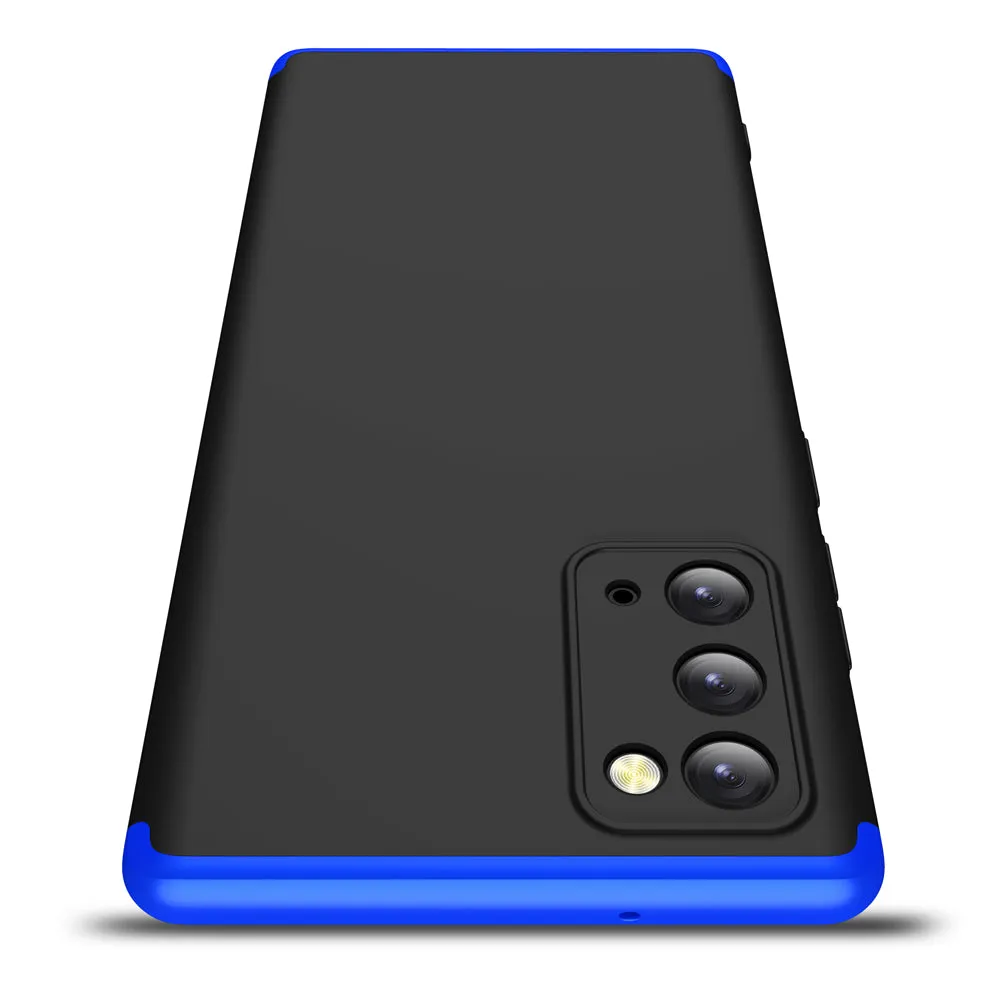 For Samsung Note 20/Note 20 Ultra/M31S Mobile Phone Cover 360 Degree Full Protection Phone Case Blue black blue