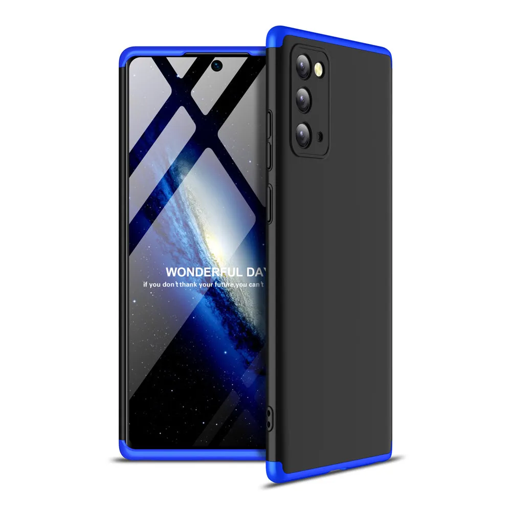 For Samsung Note 20/Note 20 Ultra/M31S Mobile Phone Cover 360 Degree Full Protection Phone Case Blue black blue