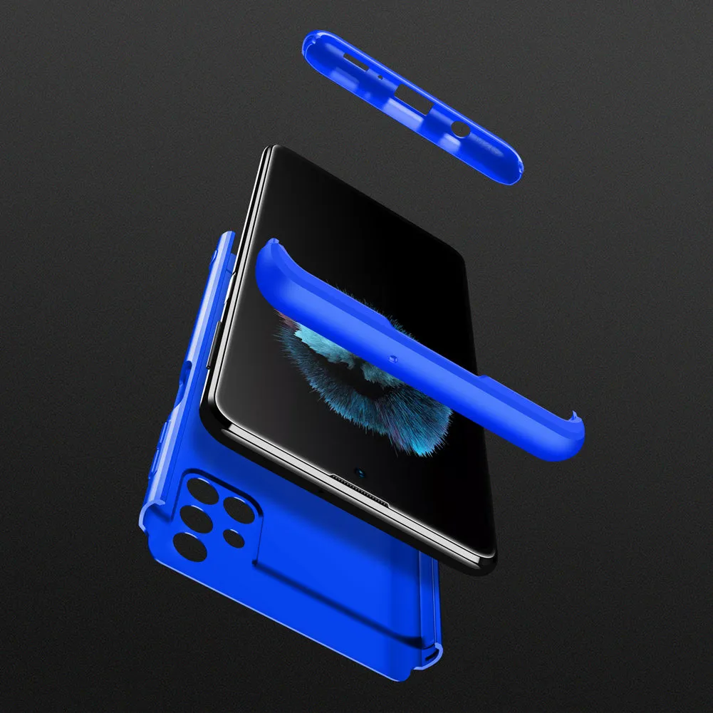 For Samsung Note 20/Note 20 Ultra/M31S Mobile Phone Cover 360 Degree Full Protection Phone Case blue