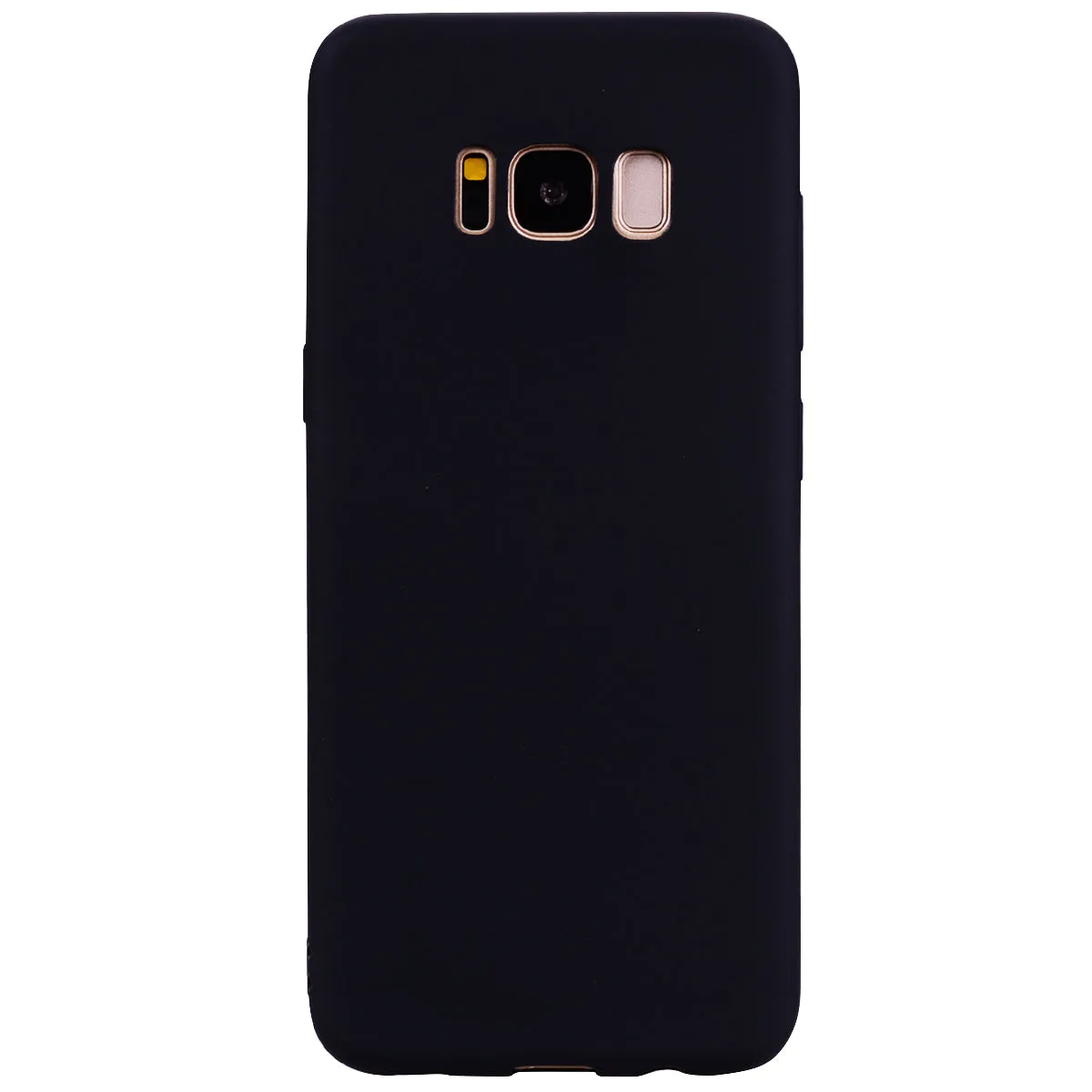 for Samsung S8 Lovely Candy Color Matte TPU Anti-scratch Non-slip Protective Cover Back Case red