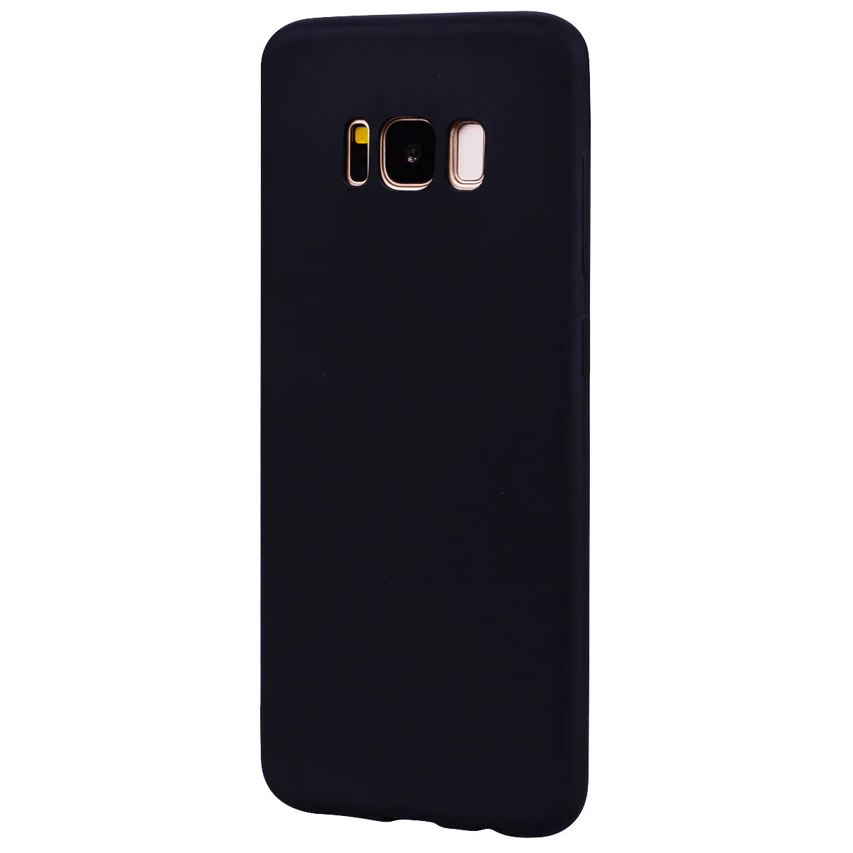 for Samsung S8 Lovely Candy Color Matte TPU Anti-scratch Non-slip Protective Cover Back Case red
