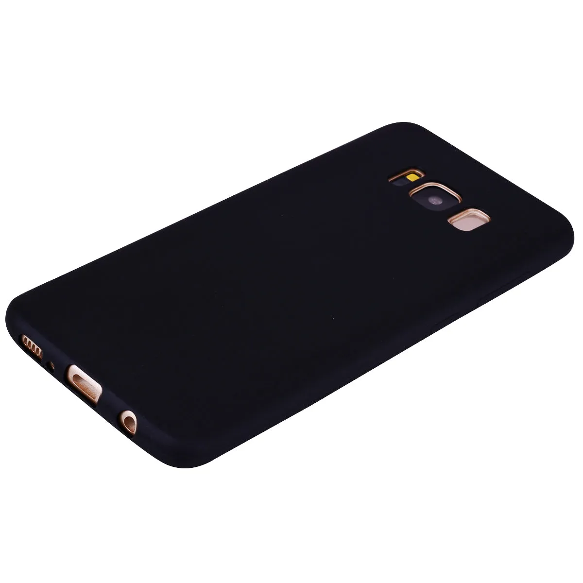 for Samsung S8 Lovely Candy Color Matte TPU Anti-scratch Non-slip Protective Cover Back Case red