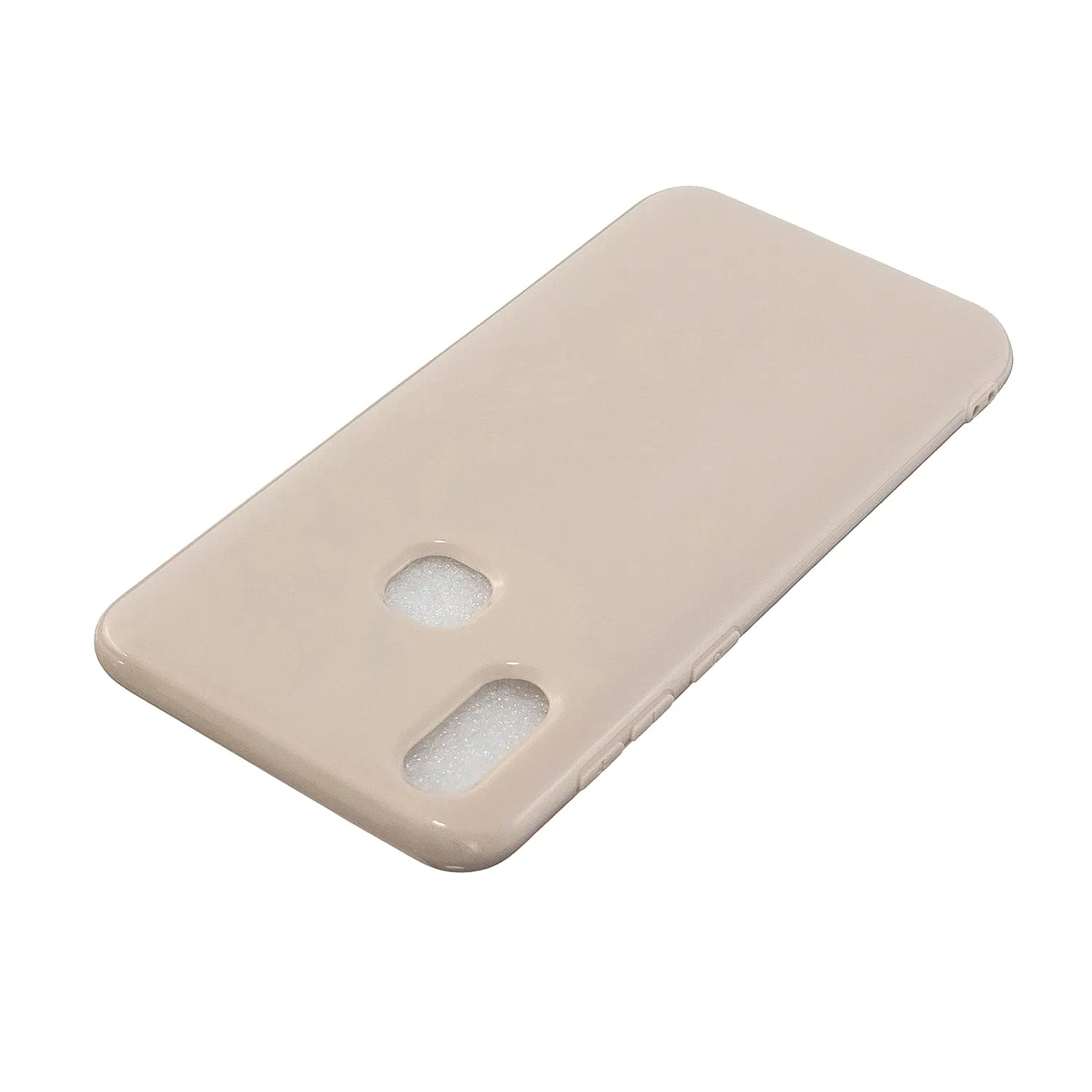for VIVO Y17/Y3 / Y91/Y95/Y93 Thicken 2.0mm TPU Back Cover Cellphone Case Shell Khaki