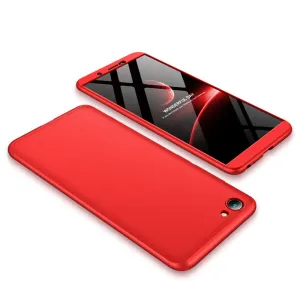 For VIVO Y71 Slim 3 in 1 Hybrid Hard Case Full Body 360 Degree Protection Back Cover red