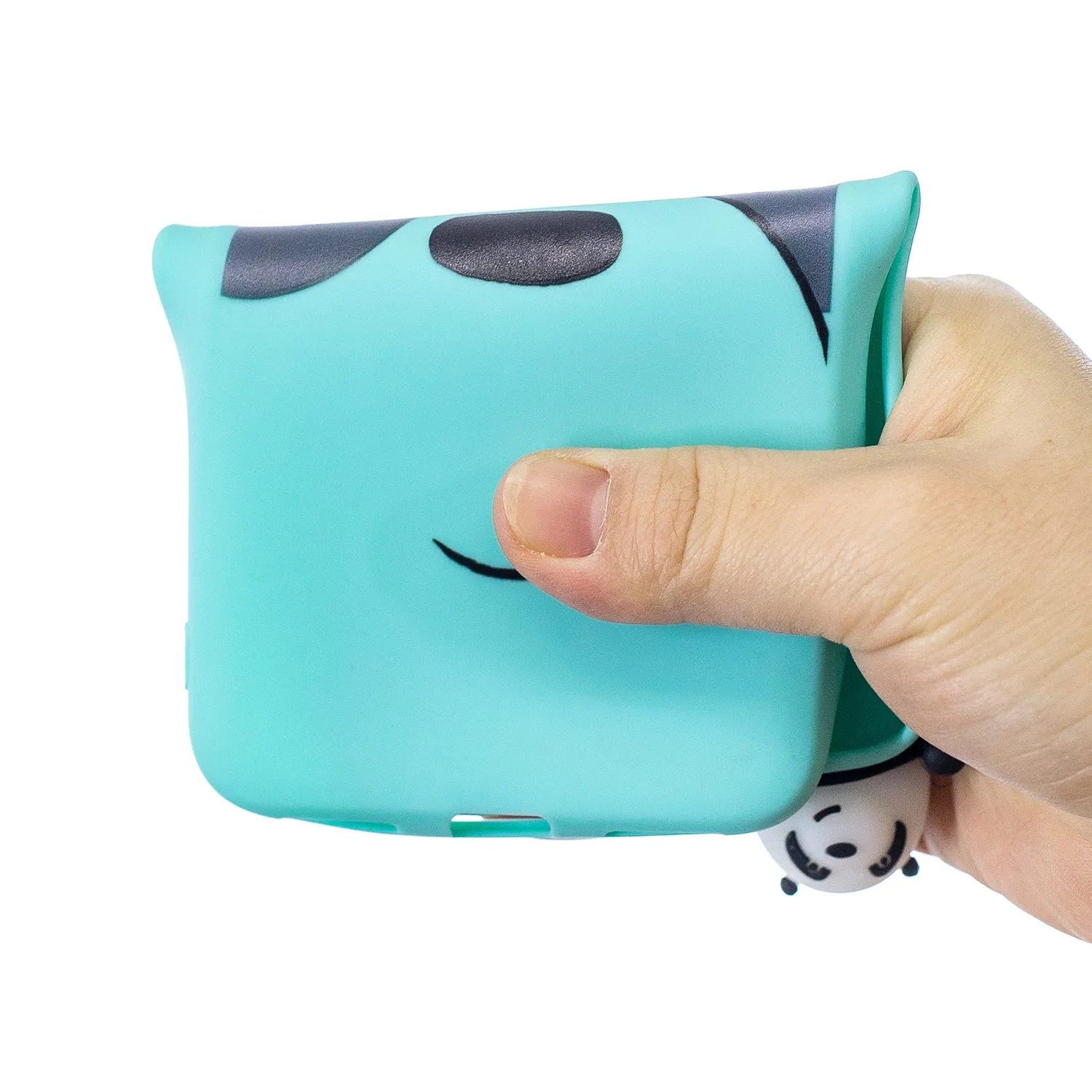 For XIAOMI Redmi 5A 3D Cute Coloured Painted Animal TPU Anti-scratch Non-slip Protective Cover Back Case Light blue