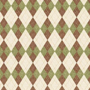 Fore! by Clothworks ARGYLE/LT KHAKI