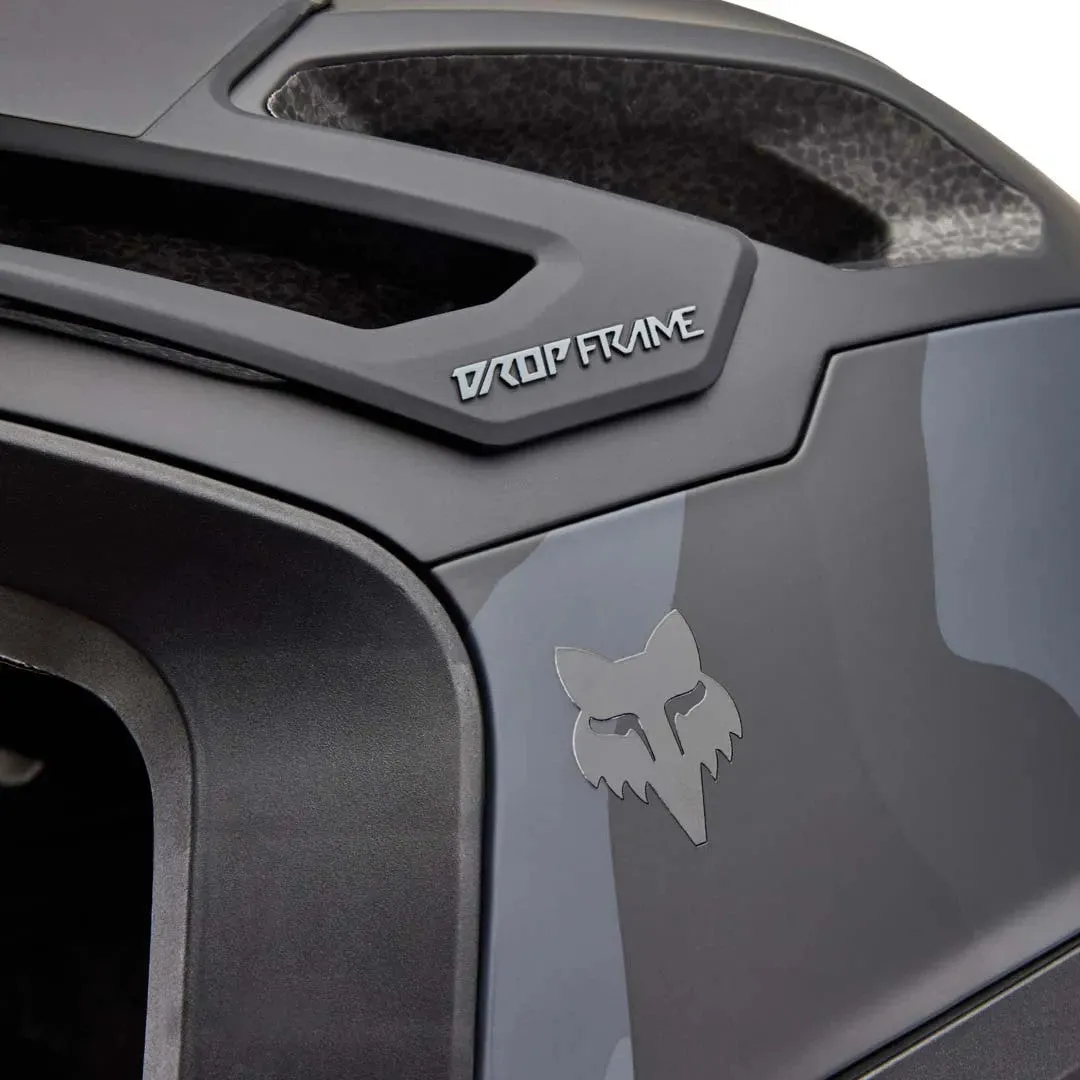 Fox Dropframe Pro RUNN MTB Helmet Black Camo