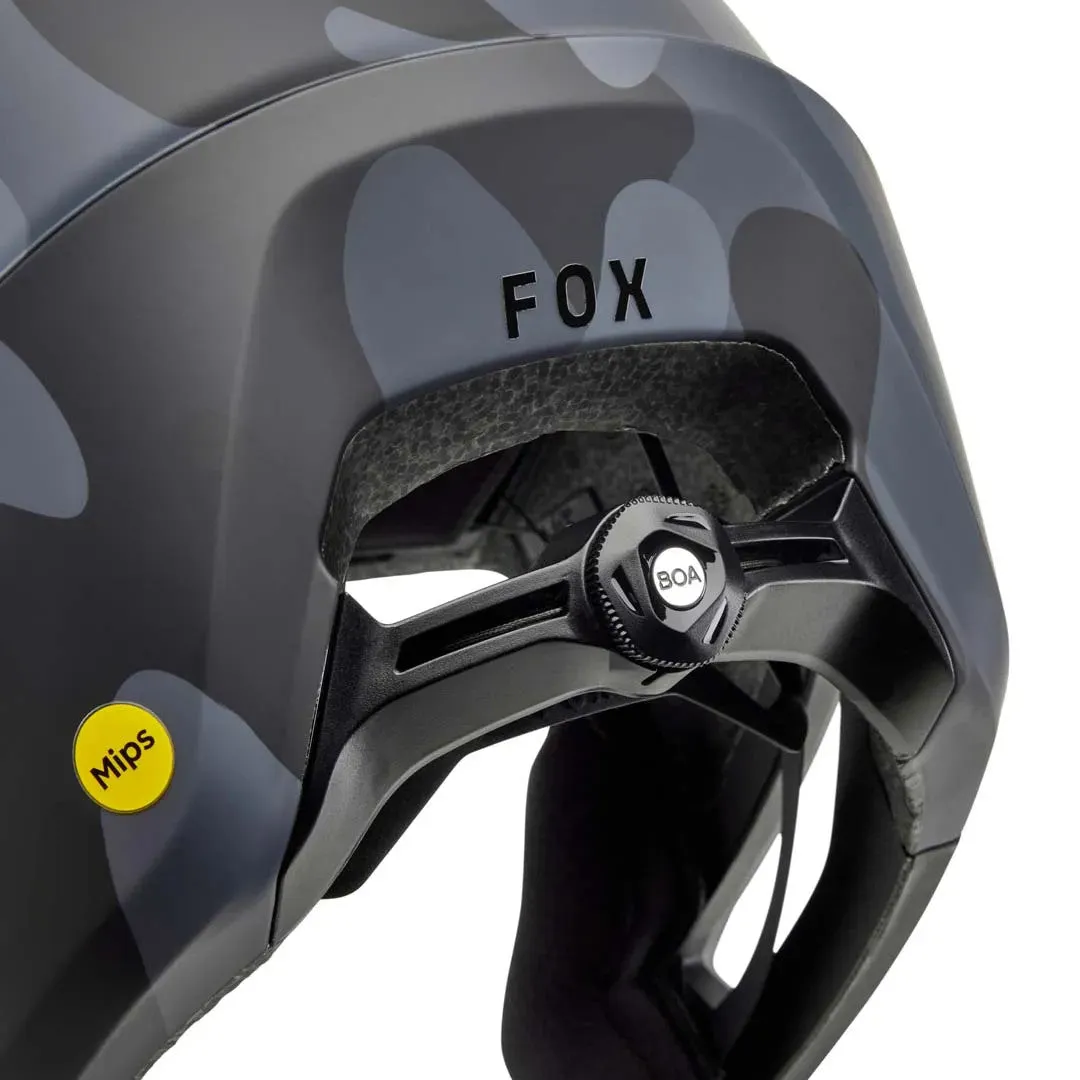 Fox Dropframe Pro RUNN MTB Helmet Black Camo