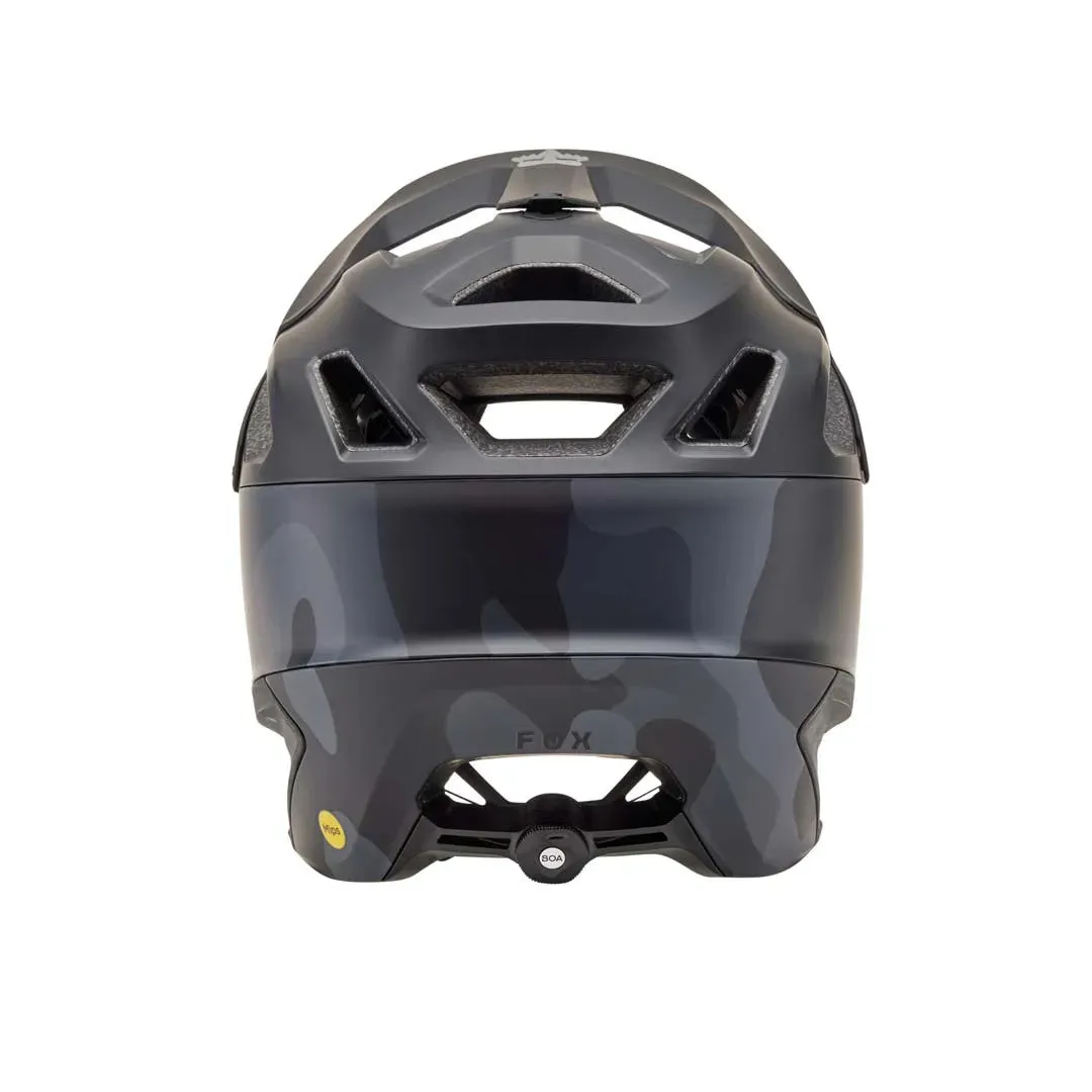 Fox Dropframe Pro RUNN MTB Helmet Black Camo