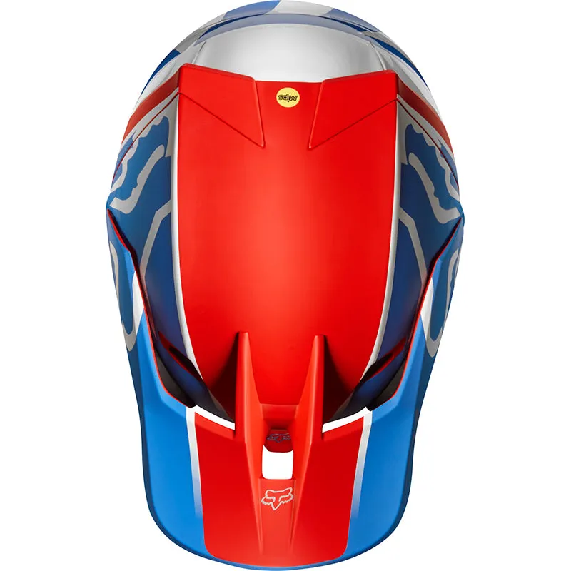 FOX V3 KILA HELMET ECE [BLUE/RED] S