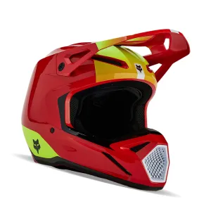 FOX YOUTH V1 BALLAST HELMET [FLO RED]