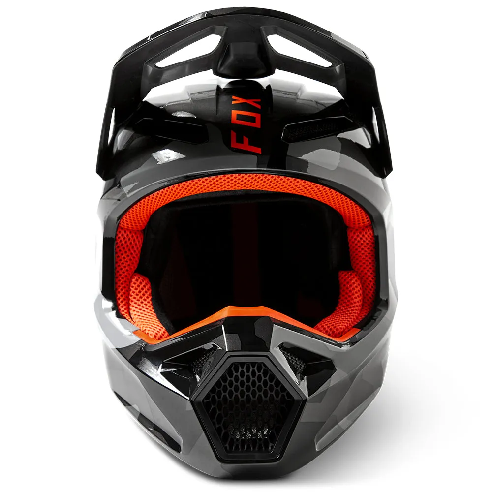 FOX YOUTH V1 BNKR HELMET MIPS ECE [GREY CAMO]