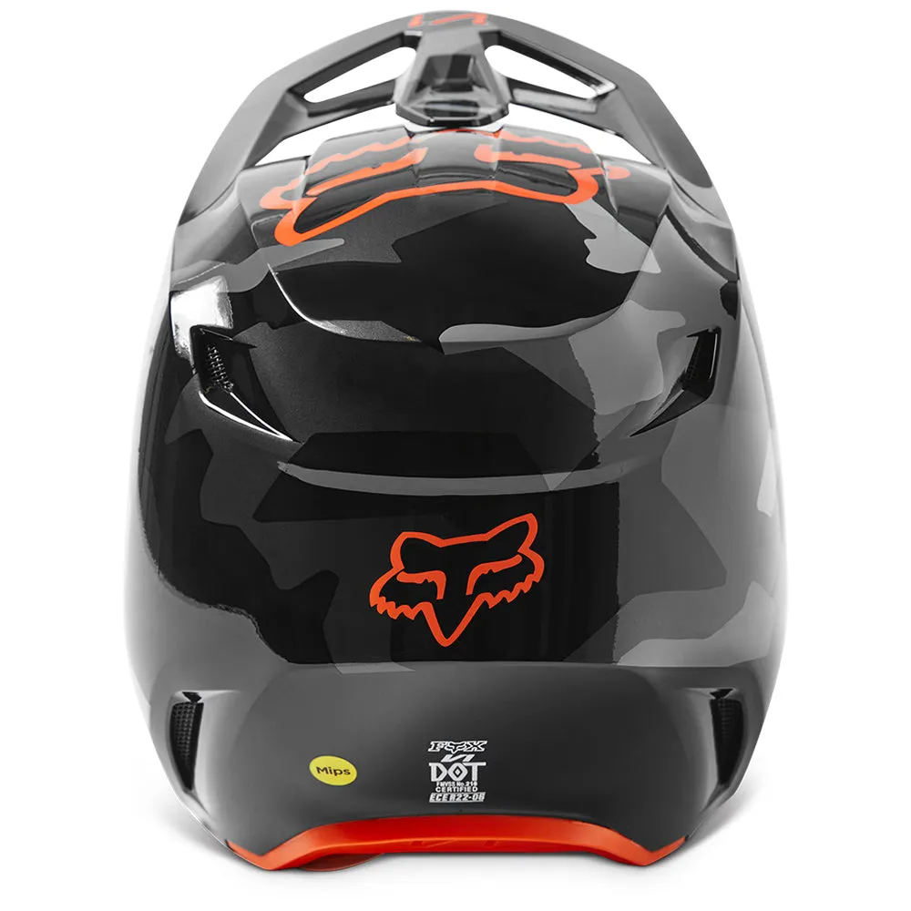FOX YOUTH V1 BNKR HELMET MIPS ECE [GREY CAMO]