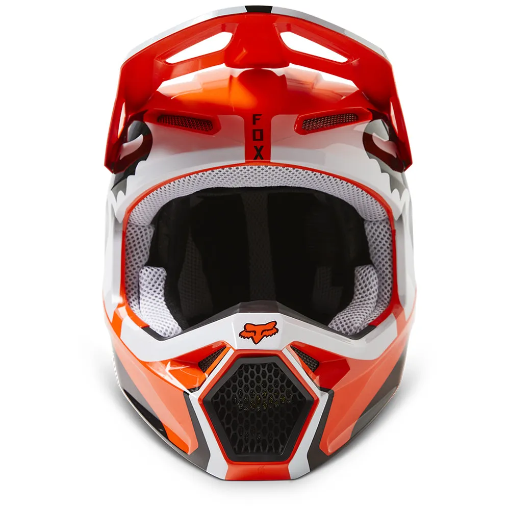 FOX YOUTH V1 LEED HELMET MIPS ECE [FLO ORANGE]